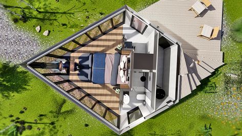 Outdoor Pods, Container Room, Waterfront Development, Glamping Pods, Pole House, Tiny House Luxury, Backyard Buildings, Small House Design Exterior, Glamping Site