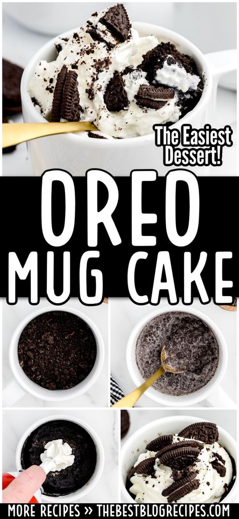 Oreo Mug Cake Low Calorie Oreo Dessert, Quick And Easy Oreo Desserts, Easy Desserts In Microwave, Oreo Cake In A Mug Microwave, Oreo Mug Cake Microwave, Oreo Lava Cake, Easy Oreo Mug Cake, Easy Oreo Desserts, Oreo Mug Cake Recipe