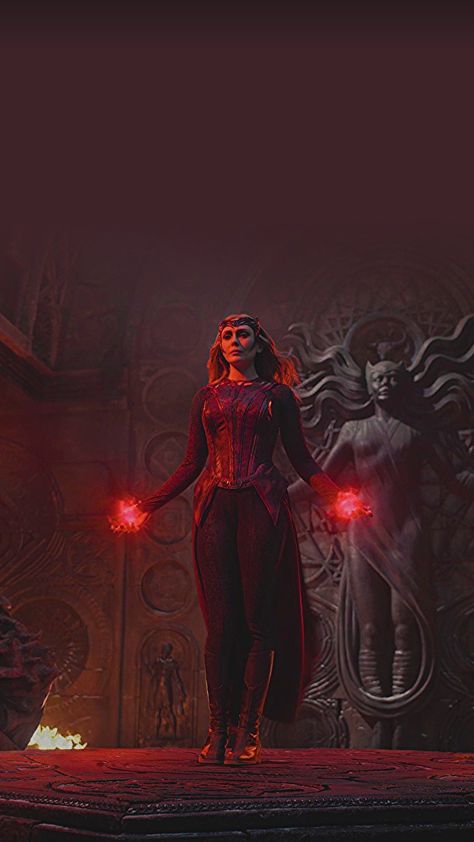 Scarlet Witch Halloween, Marvel Heroes Comics, Scarlet Witch Costume, W.i.t.c.h Fanart, Witch Wallpaper, Multiverse Of Madness, Elizabeth Olsen Scarlet Witch, Scarlet Witch Marvel, Scarlett Witch