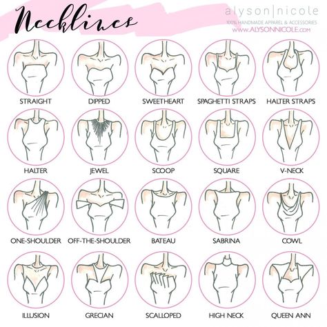 Say Yes To The RIGHT Dress- A Guide For Wedding Dress Shopping | Alyson Nicole Wedding Dress Bodice Types, Wedding Dress Cuts Guide, Dress Necklines Guide, Wedding Dress Types Chart, Dress Silhouette Guide, Wedding Dress Neckline Guide, Wedding Dress Checklist, Wedding Dress Silhouette Guide, Wedding Dress Cuts