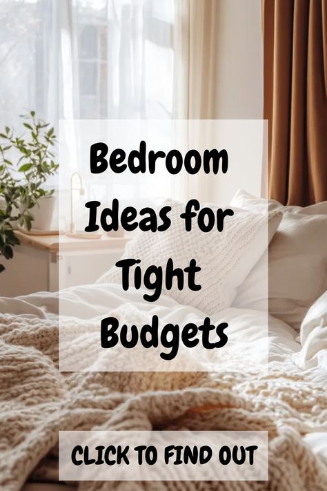 🌟 Elevate your bedroom décor on a budget! Our article is filled with budget bedroom décor ideas that are easy to implement. Click now for budget-friendly bedroom magic! Budget Friendly Room Decor Ideas, Bedroom Refresh On A Budget, Affordable Bedroom Decor Ideas, Small Adult Bedroom Ideas, Adult Women Bedroom Ideas Decor, Bedroom Magic, Affordable Bedroom Decor, Cheap Bedroom Ideas, Cheap Bedroom Makeover