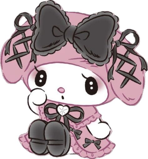 My Melody And Kuromi, Melody And Kuromi, Episode Interactive Backgrounds, Jirai Kei, Bizarre Art, Picture Icon, Inspirational Wallpapers, Kawaii Wallpaper, Cute Animal Drawings