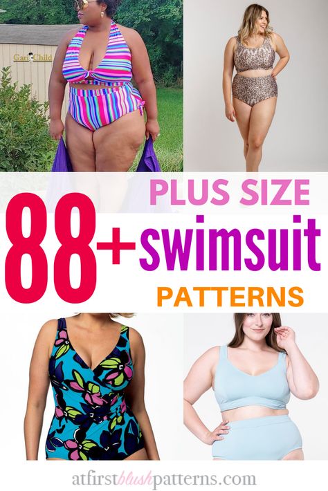 Sewing Pattern Swimsuit, Sewing A Swimsuit, Diy Swimsuit Pattern, Bathing Suit Pattern Sewing, Diy Swimsuits, Swimsuit For Big Tummy, Diy Bathing Suit, Swimsuit Patterns, Diy Swimwear