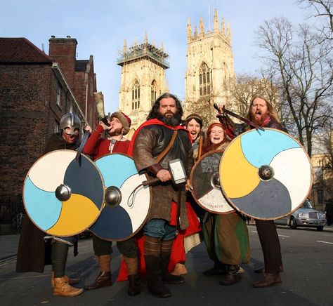 Vikings arrive in York ahead of Ragnarok, the Norse Apocalypse http://bit.se/Rtsy5M Viking Festival, Vikings, United Kingdom, England, Festival, The World