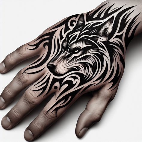 Forest Forearm Tattoo, Celtic Wolf Tattoo, Herren Hand Tattoos, Bull Skull Tattoos, Tattoo Design For Hand, Wolf Tattoo Sleeve, Native Tattoos, Saved Tattoo, Samoan Tattoo