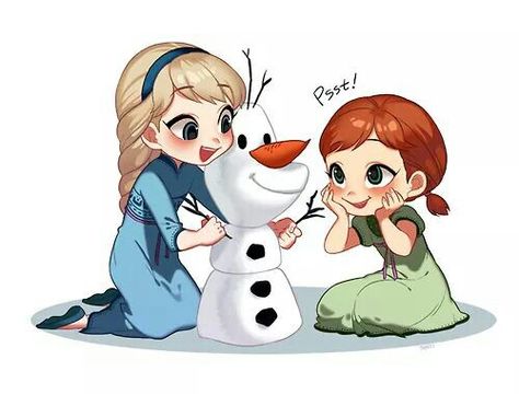 Elsa Drawing, Anna Et Elsa, Anna Und Elsa, Kawaii Disney, Images Disney, Frozen Elsa And Anna, Disney Elsa, Frozen Disney, Disney Films