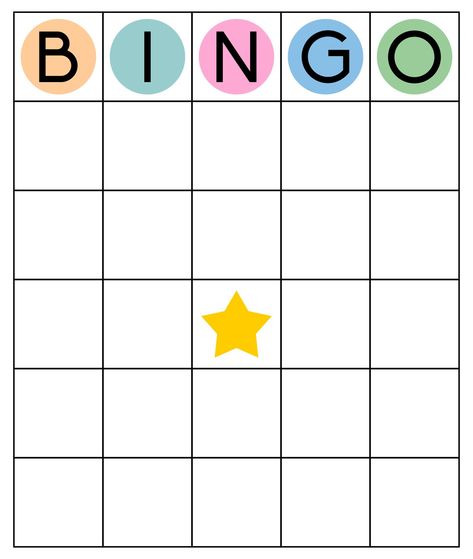 Printable Bingo Card Template Make Your Own Bingo Cards Free Printable, Blank Bingo Cards Printable Free, Printable Board Games Template, Aesthetic Bingo Template Blank, Music Bingo Template, Blank Bingo Cards Printable, Blank Bingo Template, Bingo Cards Printable Templates, Office Bingo