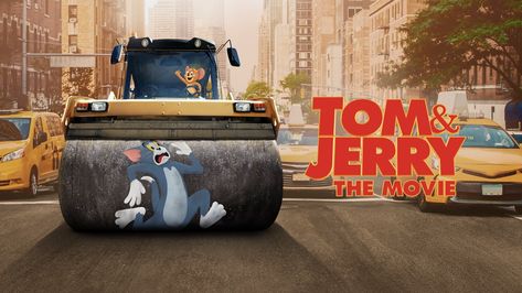 Tom & Jerry The Movie | Apple TV Tom And Jerry Poster, Tom And Jerry Movies, Tim Story, Rob Delaney, Hollywood Poster, Jurassic Park 1993, Galaxy Movie, Tom Y Jerry, Tom Jerry