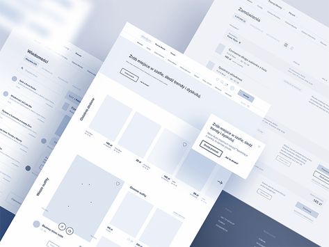 Wanted to share some wireframes from a product I recently designed. The design process is pretty much finished now and we’re currently working on the development stage, so expect quite a few shots ... Website Wireframe Templates, Wireframe Template, Wireframe Website, Ui Design Website, Ios Design, Modern Website, User Experience Design, Web Inspiration, Wireframe Kit