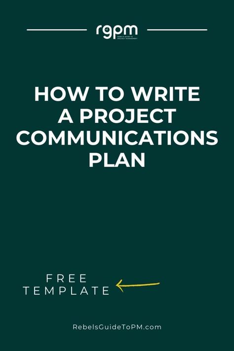 How to Write a Project Communications Plan + Free Template 6 Communication Strategy Template, Communication Template, Communication Plan, Communication Plan Template, Town Hall Meeting, Marketing Department, Project Management Templates, Communications Plan, Free Word