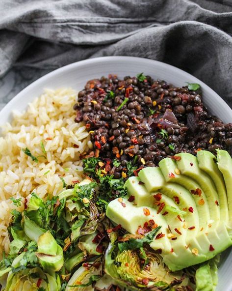 Jamaican Inspired Jerk Lentils Jerk Lentils Vegan, Jerk Lentils, Ital Food, Spiced Lentils, Cheap Vegan, Jamaican Cuisine, International Dishes, Grain Bowls, Dried Lentils