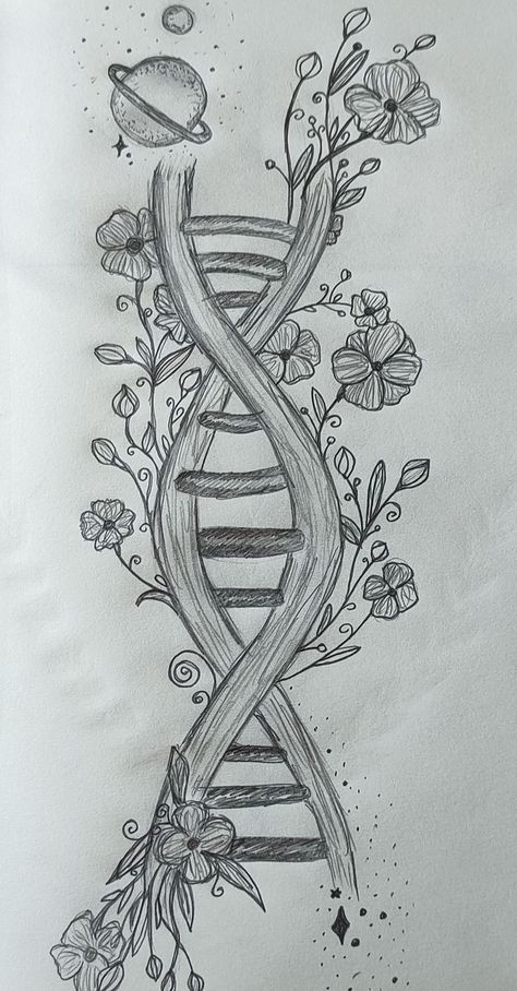 Not an original its a replica Dna Drawing Art, Birthday Sketch Art Drawings, Dna Drawing, Outline Shapes, Mysterious Art, Drawing Ideas Creative, Art Goals, Dog Drawings, Pencil Drawings For Beginners