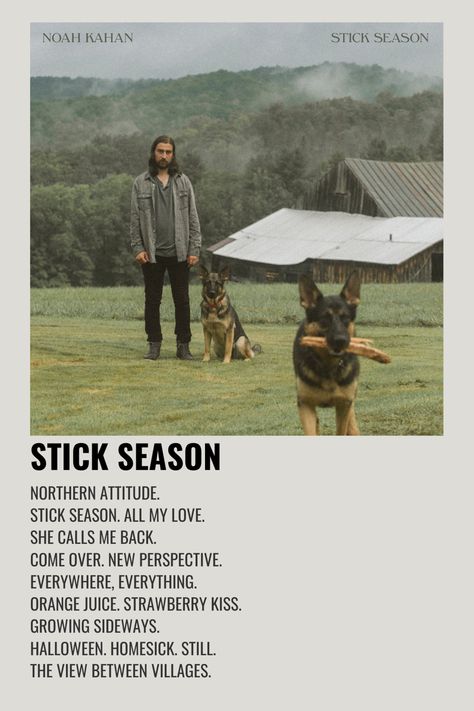 Noah Khan Poster, Stick Season Noah Kahan, Noah Khan, Music Polaroid, Noah Kahan Stick Season, Seasons Song, Stick Season, Room Pics, Prints Ideas