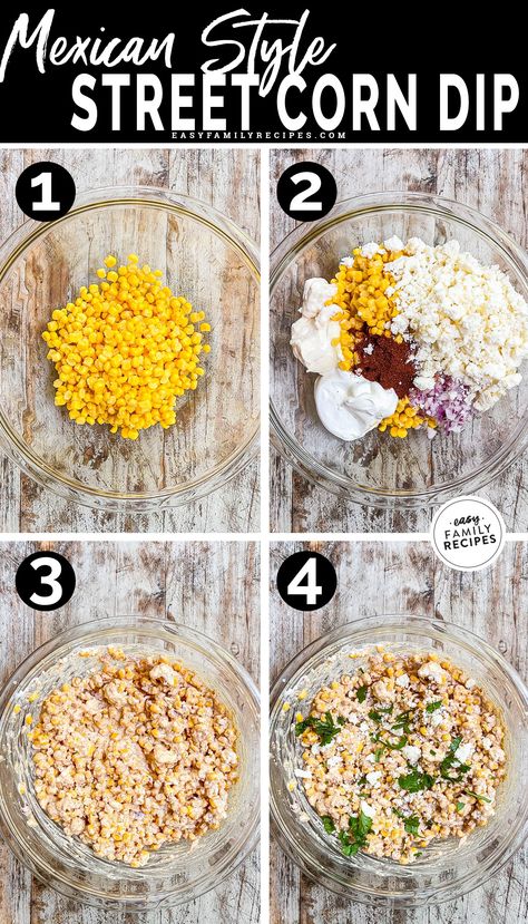 This easy Mexican Street Corn Dip is the BEST party appetizer! This recipe is a quick and easy appetizer built for a crowd, whether hosting a party or hanging with friends for game day. Elote corn dip is easy to make and oh-so-creamy, with the perfect blend of savory and sweet. Your guests will crave more of this delicious spin on traditional street corn! It is the perfect cold corn dip recipe. If you need a fast appetizer recipe for a party, this easy dip is perfect! Grilled Corn Dip, Easy Mexican Street Corn Dip, Elote Corn Dip, Corn Queso Dip, Cold Corn Dip, Corn Elote Recipe, Corn Appetizers, Elote Dip Recipe, Easy Mexican Street Corn