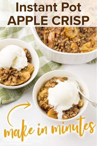 Instant Pot Apple Crisp, Easy Apple Crisp Recipe, Apple Crisp Recipe, Simple Pantry, Streusel Muffins, Pantry Ingredients, Pot Recipes Easy, Square Recipes, Crisp Apple