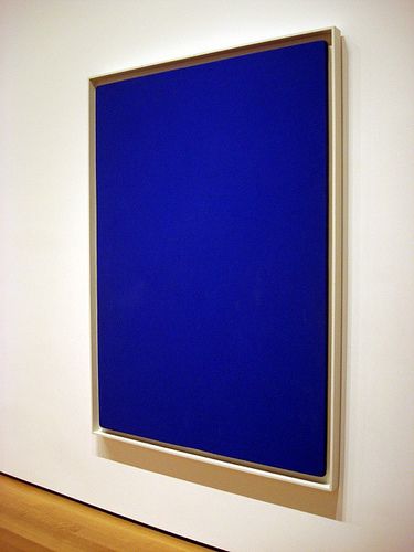 Yves Klein: Blue Monochrome (MoMA - New York) | Sergio Calleja (Life is a trip) | Flickr Coban, Yves Klein Blue, Blue Monochrome, Simple Artwork, Yves Klein, Landscape Abstract, Mark Rothko, European Art, Blue Painting