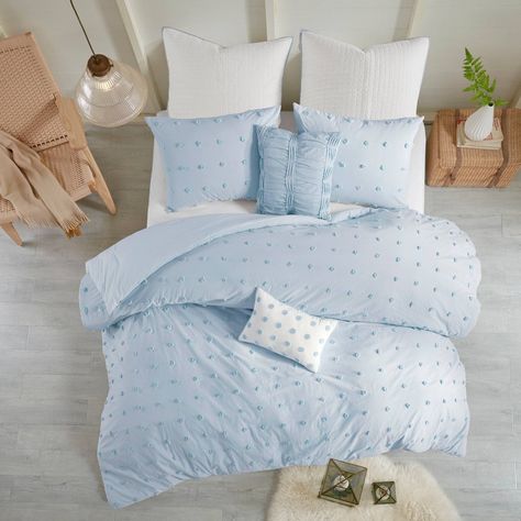 Urban Habitat, Grey Comforter Sets, Cotton Comforter Set, Blue Comforter Sets, Blue Bedding Sets, Ruffle Bedding, Queen Comforter Sets, Bedding Stores, Queen Comforter