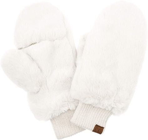 Faux Fur Mitten Convertible Fingerless Gloves: IVORY at Amazon Women’s Clothing store Cozy Gloves, Convertible Mittens, Fur Mitten, Women's Mittens, Fur Gloves, Cold Weather Gloves, Fingerless Mittens, Womens Gloves, Amazon Women