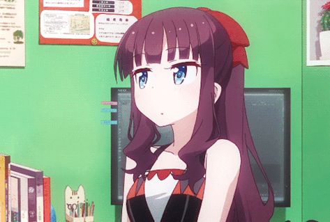 New Game!, Hifumi Takimoto Art, Anime, New Game, Gif, Wattpad, Blue