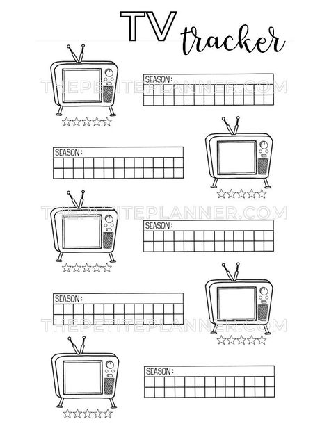 Tv Tracker, Tv Show Tracker, Show Tracker, Bullet Journal Ideas Templates, Shows To Watch, Bullet Journal Tracker, Netflix Tv, Bullet Journal Aesthetic, Bullet Journal Notebook