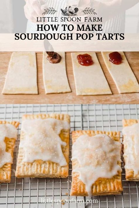 Pantry Mama Sourdough Pop Tarts, Little Spoon Farm Pop Tarts, Sourdough Brown Sugar Pop Tarts, Farmhouse On Boone Pop Tarts, Little Spoon Farm Sourdough Pop Tarts, Sourdough Discard Turnovers, Sourdough Discard Toaster Strudel, Non Bread Sourdough Recipes, Soughdough Starter Recipe