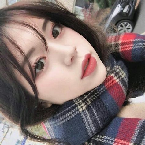 LunasAngel♡ Ulzzang Makeup, Most Beautiful Images, Uzzlang Girl, Style Aesthetic, Asian Makeup, Grunge Hair, Korean Beauty, Girl Face