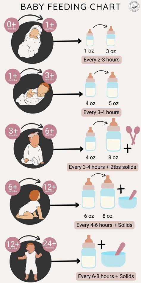 How Much Formula for Newborns: Chart | Feed with Confidence How Much Baby Eats, Newborn Temperature Chart, Feeding Times For Newborns, Life With Newborn, Newborn Things To Know, Newborn Formula Feeding Chart, Things To Know About Newborns, How Much To Feed Baby, How To Take Care Of A Newborn