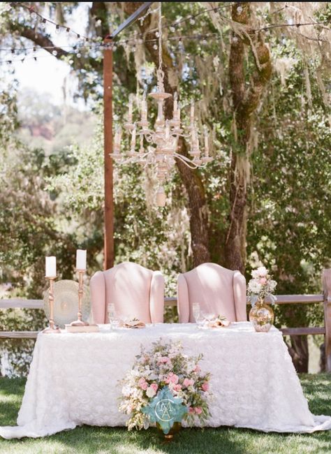 Romantic sweetheart table Amazon Wedding Decor, Affordable Wedding Decorations, Sweetheart Table Decor, Sweetheart Table Wedding, Head Tables, Sequin Tablecloth, Table Wedding, Wedding Reception Tables, Aisle Decor