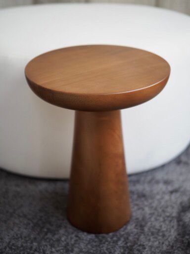 Wooden Door Entrance, Coffee Side Table, Texture And Pattern, Pattern And Texture, Walnut Side Tables, Mushroom Coffee, Contemporary Table, Small Side Table, Raw Wood