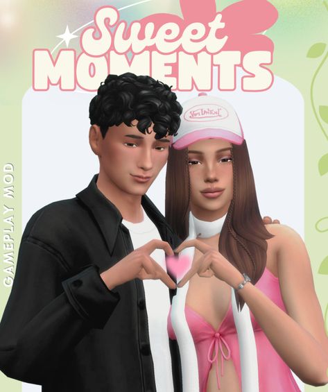 Sweet Moments Mod Sims 4 Crush Mods, Sims 4 More Interactions Mod, More Interactions Mod Sims 4, Sims4 Romance Mods, Sims 4 Kissing Mod, Sims 4 Adult Mods Gameplay, Cute Sims 4 Mods, More Kisses Mod Sims 4, Sims 4 Couple Mods