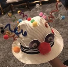 https://encrypted-tbn0.gstatic.com/images?q=tbn:ANd9GcQ4IhAW_EfbN5RzDu8jJObifL523-Rs0Rgibg&usqp=CAU Silly Hat Ideas, Crazy Hat Day Diy, Wacky Hat Day Ideas, Silly Hats For Kids Diy, Funny Hats For Kids Diy, Crazy Hat Ideas For Kids, Wacky Hat Day, Christmas Hats Ideas Diy, Diy Crazy Hat