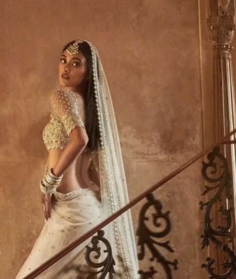 Asian Princess, Indian Princess Aesthetic, Sari Aesthetic, Indian Woman Aesthetic, Lehenga Aesthetic, Indian Culture Aesthetic, South Asian Aesthetic, Indian Princess, Anime Guys Shirtless