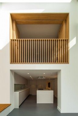 DE BEAUVOIR SQUARE Timber Railing, Void Balustrade, Timber Balustrade, Timber Balustrade Outdoor, Timber Balustrade Indoor, Timber Balcony Balustrade, Loft Railing, Balustrade Design, 70s House