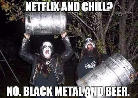 Heavy Metal Quote, Metal Quote, Metal Meme, Goth Memes, Black Metal Art, Band Humor, Funny Dog Memes, Dark Memes, 웃긴 사진