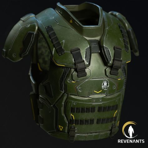 Ajax's Body Armor - Revenants , Spyros Frigas on ArtStation at https://www.artstation.com/artwork/dOvGJ1 Sci Fi Costume, Sci Fi Armor, Special Forces Gear, Tactical Armor, Cyberpunk Armor, Futuristic Armor, Armor Clothing, Futuristic Armour, Combat Armor