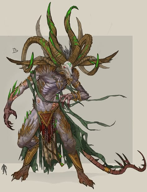 The great horned rat Rat Character Art, Dnd Ratfolk, Rat Monster, Half Human Half Animal, Monster Horns, Horned Monster, Monsters Rpg, Animal Horns, Sigil Of Baphomet