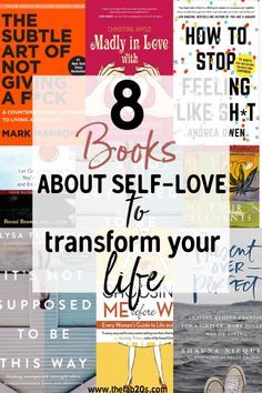 8 Books about self love to heal your soul. These are the best books on learning to love. Best Books on self compassion and forgiveness. Learn to let yourself off the hook. Best books to learn about yourself. These self help books are a must read for woman in their 20s. #books #bookstoread #selflove Books About Self Love, Heal Your Soul, Self Love Books, Books To Read For Women, Best Self Help Books, Healing Books, Relationship Books, Self Development Books, Life Changing Books