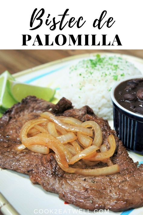 Palomilla Steak, Cuban Sliders, Seared Salmon Recipes, Top Sirloin, Cuban Dishes, Chimichurri Recipe, Boricua Recipes, Cuban Cuisine, Cuban Food