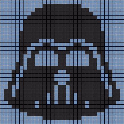 Alpha pattern #46863 | BraceletBook Star Wars Blanket, Crochet Mosaic, Star Wars Crochet, Mosaic Crochet, Star Wars Light Saber, Macrame Wall Hanging Patterns, Pixel Crochet, Graph Design, Tapestry Crochet Patterns