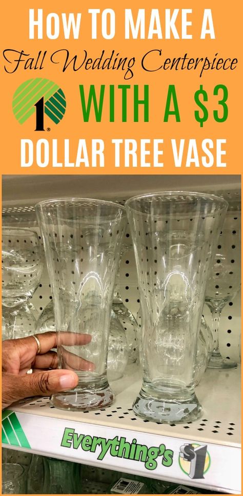 Budget Centerpieces, Cheap Wedding Table Centerpieces, Dollar Tree Vases, Dollar Tree Wedding, Wedding Ideas On A Budget, Boda Diy, Wedding On A Budget, Wedding Decorations On A Budget, Centerpiece Wedding