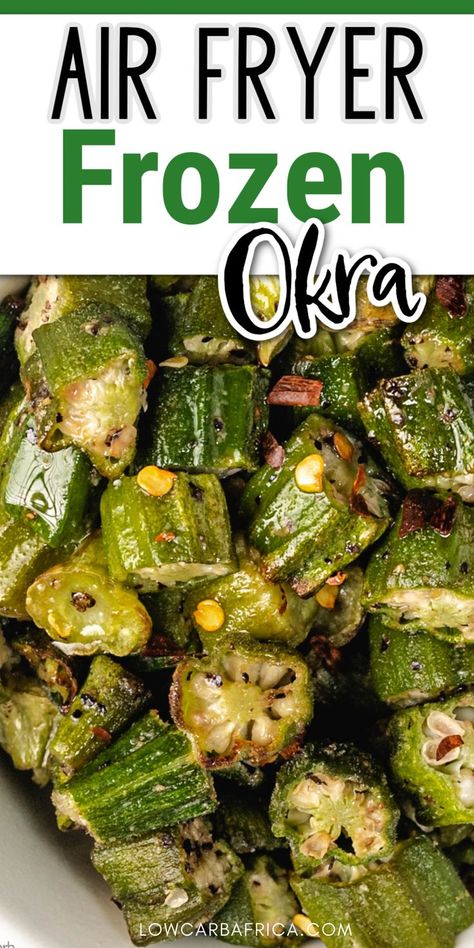 Making Frozen Okra in your air fryer is so easy and makes a great snack! This recipe will show you how to make the crispiest air fryer frozen okra in less time! Frozen Okra Recipes, Air Fryer Okra, Frozen Okra, Air Fryer Recipes Snacks, Simple Family Meals, Cooks Air Fryer, Okra Recipes, Air Fryer Oven Recipes, Air Fry Recipes