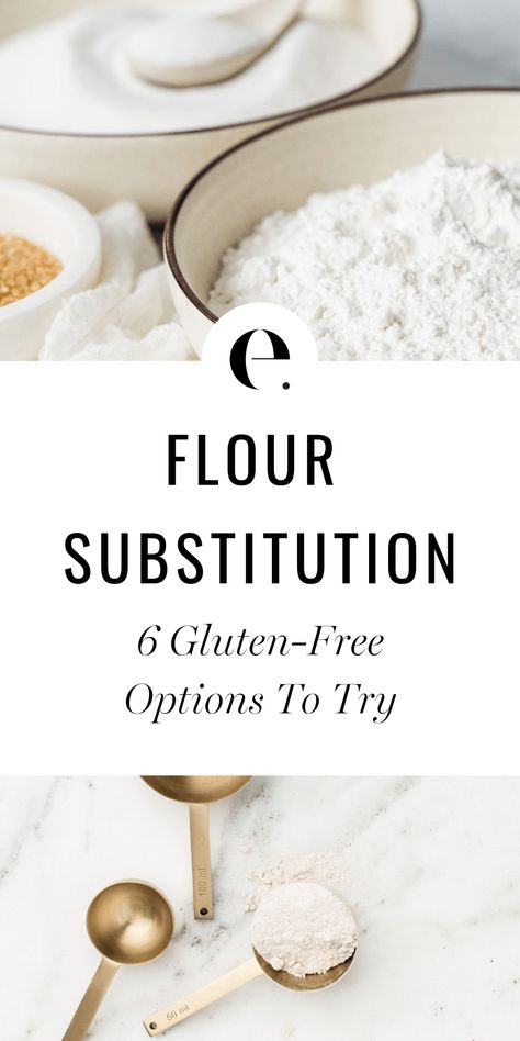 What is the best substitute for white flour? You can swap in gluten-free all-purpose flour without much fuss on a 1:1 ratio. It isn’t as easy with other gluten-free alternatives, so you may need to portion your own gluten-free flour blend. Types of Wheat Flour, Benefits of Switching To Gluten-Free Flours. Almond Flour, Buckwheat Flour, Coconut Flour, Oat Flour, Quinoa Flour, Rice Flour. Typical Additions To Gluten-Free Flour Blends. Elizabeth Rider Gluten Free Flour Substitutions, Almond Flour Substitute, Buckwheat Gluten Free, Gluten Free Flour Recipe, Oat Flour Recipes, Cake Flour Substitute, Gluten Free Substitutes, Quinoa Flour, Healthy Flour