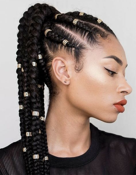 Feed In Braids Ponytail, Tan Skin Blonde Hair, Braiding Styles, Feed In Braids Hairstyles, Goddess Braids Hairstyles, African Hair Braiding Styles, Braided Cornrow Hairstyles, Braided Ponytail Hairstyles, Girl Braids