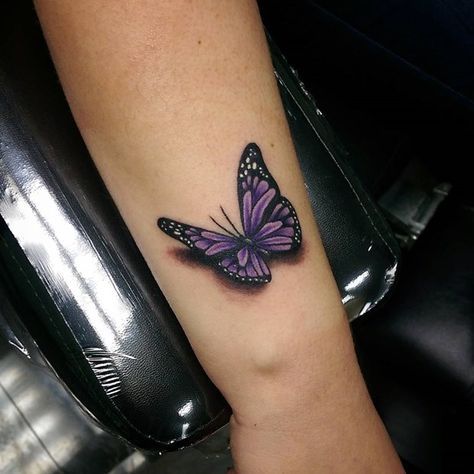 43 Amazing 3D Tattoo Designs for Girls Butterfly Tattoo For Men, Mens Butterfly Tattoo, Purple Butterfly Tattoo, Butterfly Tattoo Cover Up, Colorful Butterfly Tattoo, Butterfly Tattoos On Arm, Amazing 3d Tattoos, 3d Butterfly Tattoo, Butterfly Wrist Tattoo