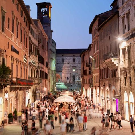 A local’s guide to Perugia, Italy: five great things to do | Umbria holidays | The Guardian Perugia Italy, Medieval Tower, Umbria Italy, Underground Tunnels, Walking Routes, Italian Summer, San Lorenzo, Local Guide, Umbria