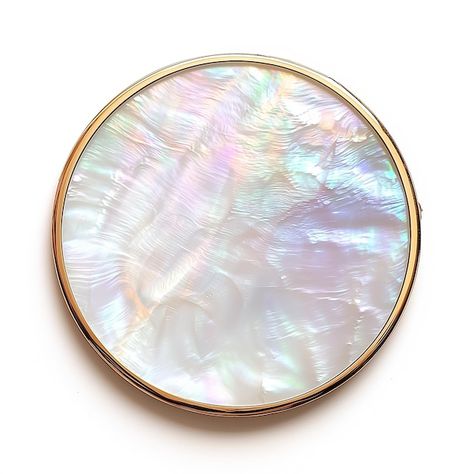 Shimmering Mother of Pearl Coaster with Gold Rim | Premium AI-generated image Free Business Card Mockup, Business Card Maker, Flyer Maker, Poster Maker, Poster Invitation, Presentation Template Free, Mother Pearl, Pattern Drawing, Card Maker