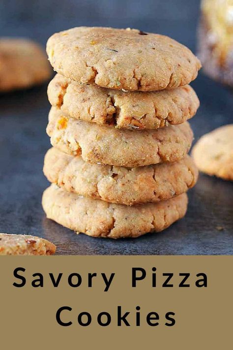 Cookies With Vegetables, Savory Cookies Recipes, Veggie Cookies, Salted Cookies, Savoury Cookies, Savory Shortbread, Salty Snack Recipes, Cookies Flavors, Cookbook Inspiration