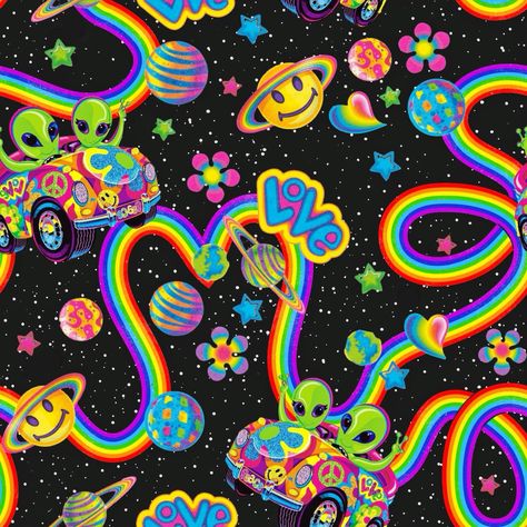 Lisa Frank Alien Wallpaper #zoomerandzorbit #lisafrank Halloween Lisa Frank, Lisa Frank 90s, Lisa Frank Designs, Lisa Frank Pattern, Lisa Frank Alien Wallpaper, 90s Wallpaper Laptop, Lisa Frank Iphone Wallpaper, Lisa Frank Background, 90s Alien Aesthetic