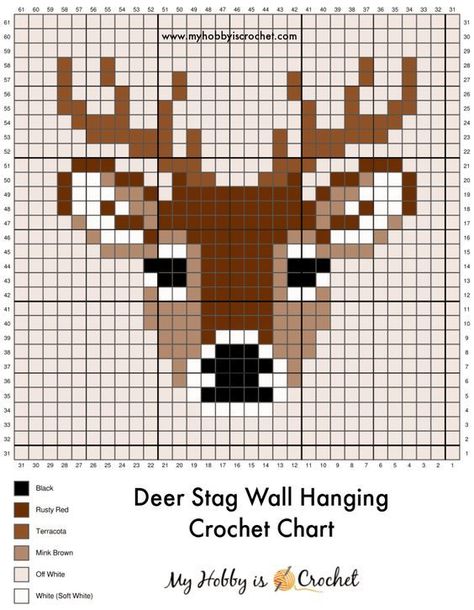 Deer Chart Knitting, Plastic Canvas Deer Patterns Free, Deer Afghan Crochet Pattern Free, Animal C2c Crochet Pattern, Crochet Bobble Stitch Graphs, Deer Pixel Art Grid, C2c Deer Crochet Pattern Free, Pixel Art Christmas Pattern, Deer Cross Stitch Pattern Free