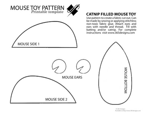 365 Designs: DIY burlap and denim mouse toy Toy Mouse Sewing Pattern, Mouse Cat Toy Pattern, Mouse Template Sewing, Sewing Mouse Pattern, Mouse Stuffed Animal Pattern Free Sewing, Cat Toy Mouse Sewing Pattern, Felt Cat Toys Diy, Cat Toy Sewing Pattern, Sew Cat Toys